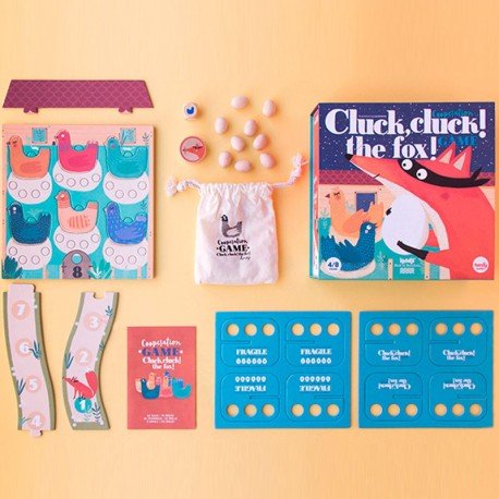 JUEGO DE MESA LONDJI ·CLUCK CLUCK! THE FOX!· - Happy Moments Baby