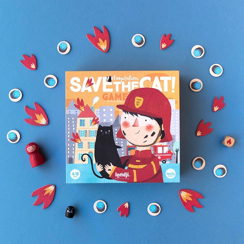 JUEGO DE MESA LONDJI ·SAVE THE CAT· - Happy Moments Baby