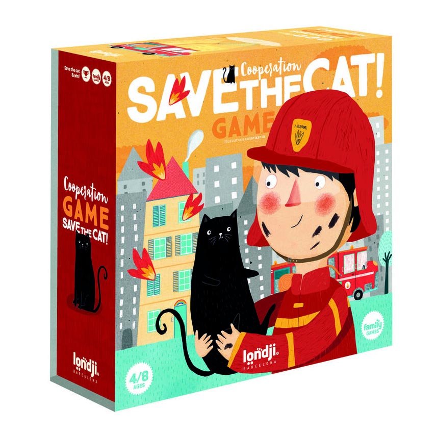 JUEGO DE MESA LONDJI ·SAVE THE CAT· - Happy Moments Baby