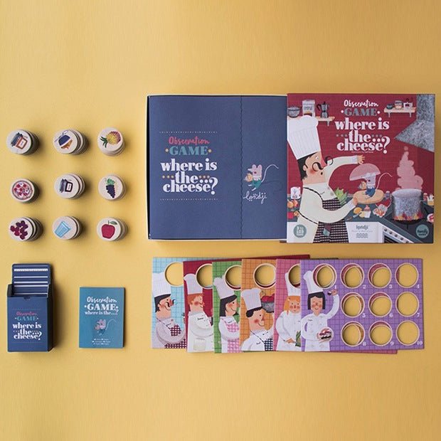 JUEGO DE MESA LONDJI ·WHERE IS THE CHEESE?· - Happy Moments Baby