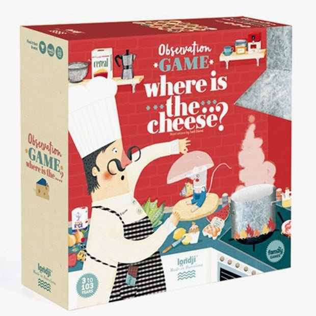 JUEGO DE MESA LONDJI ·WHERE IS THE CHEESE?· - Happy Moments Baby