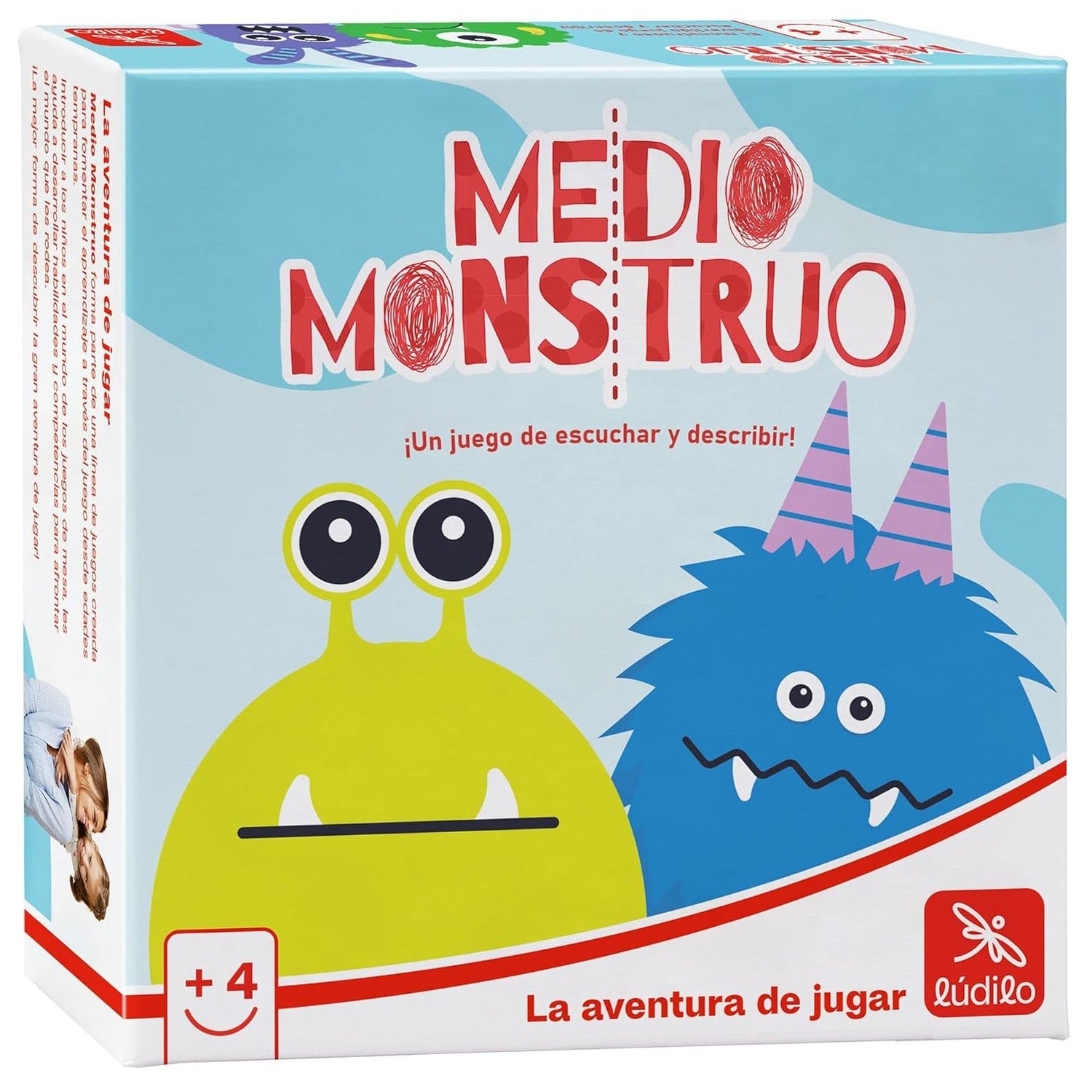 JUEGO DE MESA ·MEDIO MONSTRUO· - Happy Moments Baby