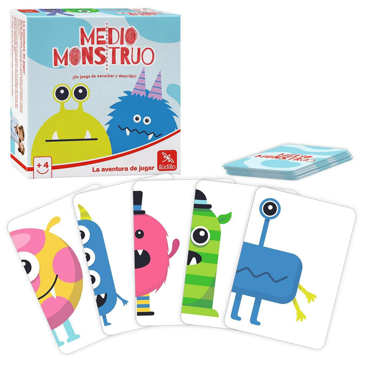 JUEGO DE MESA ·MEDIO MONSTRUO· - Happy Moments Baby