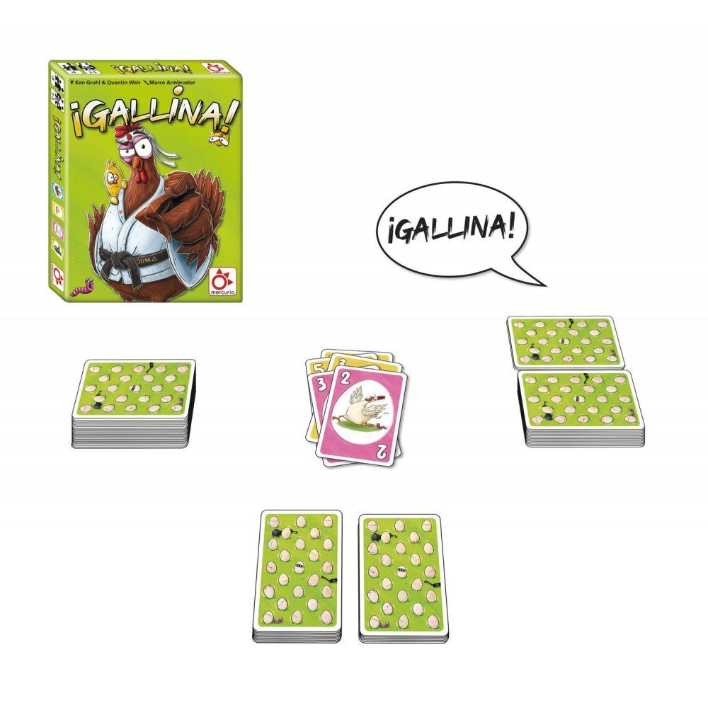 JUEGO DE MESA MERCURIO ·¡GALLINA!· - Happy Moments Baby