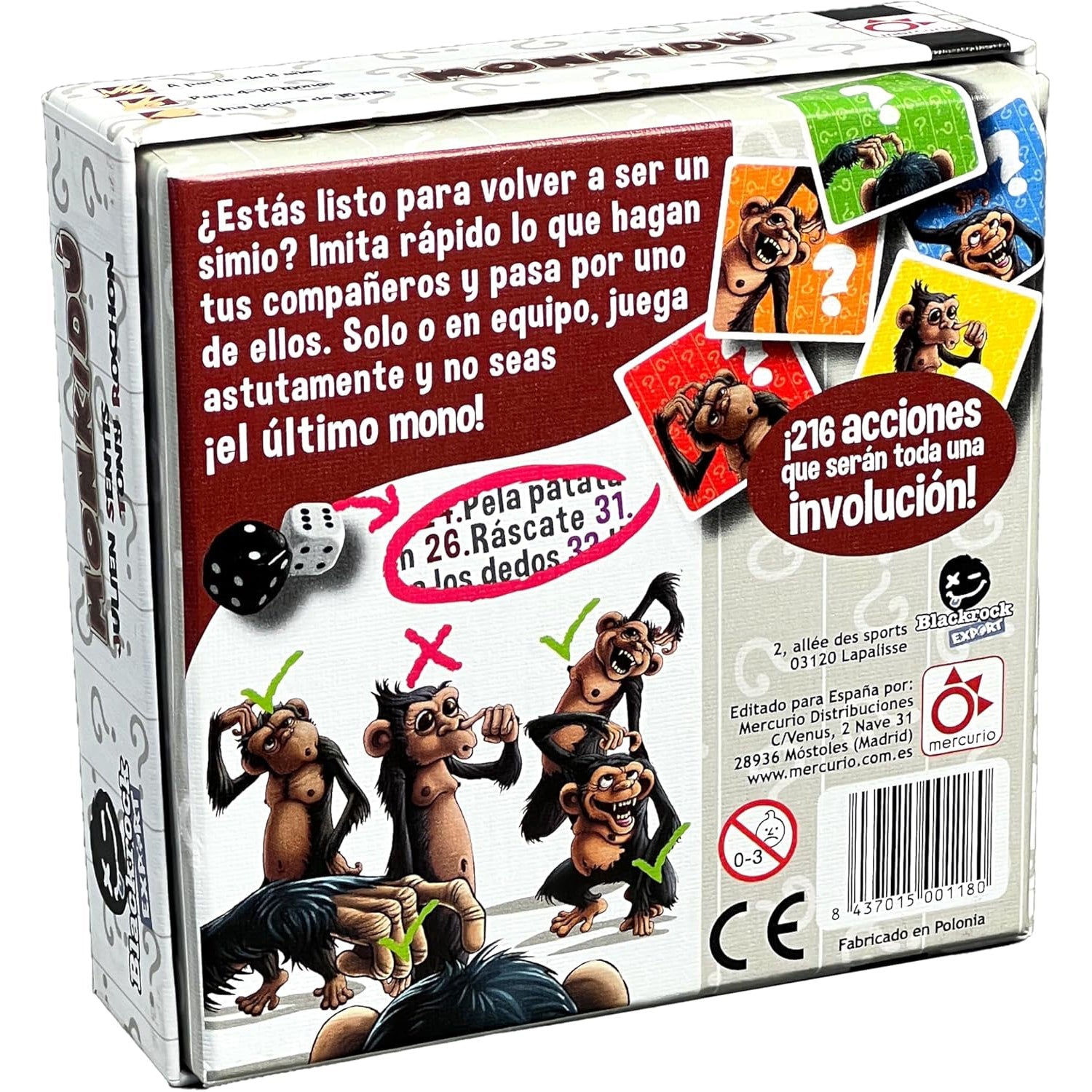 JUEGO DE MESA MERCURIO ·MONKIDÚ· - Happy Moments Baby