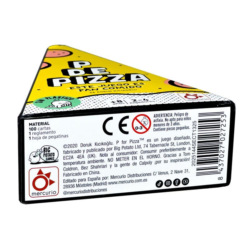 JUEGO DE MESA MERCURIO ·P DE PIZZA· - Happy Moments Baby