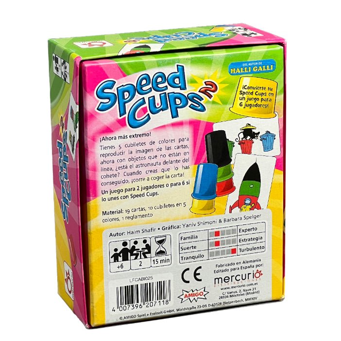 JUEGO DE MESA MERCURIO ·SPEED CUPS 2· - Happy Moments Baby