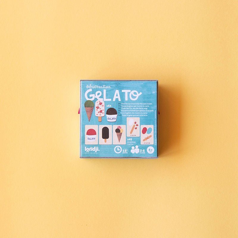 JUEGO DE MESA MINI LONDJI ·TINY GELATO· - Happy Moments Baby