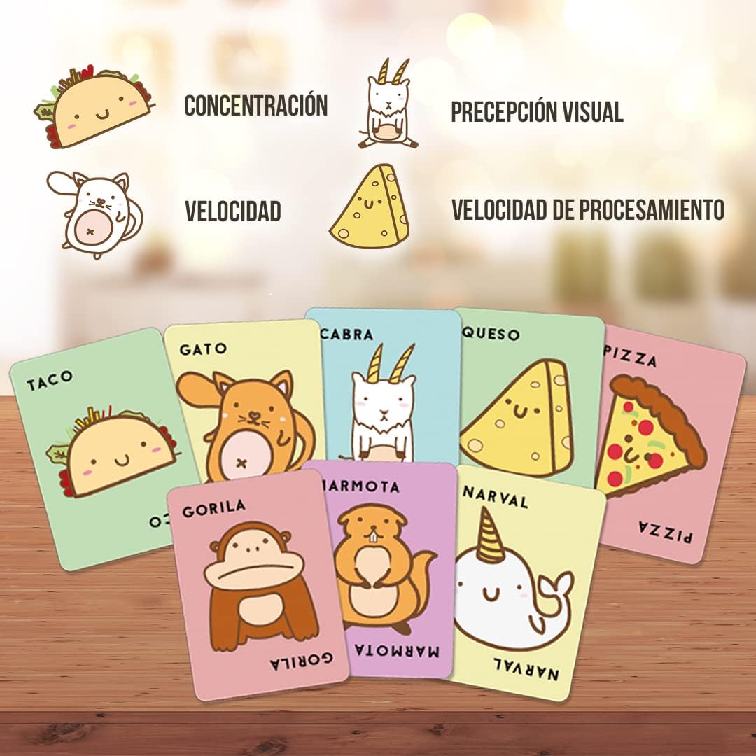 JUEGO DE MESA ·TACO GATO CABRA QUESO PIZZA· - Happy Moments Baby