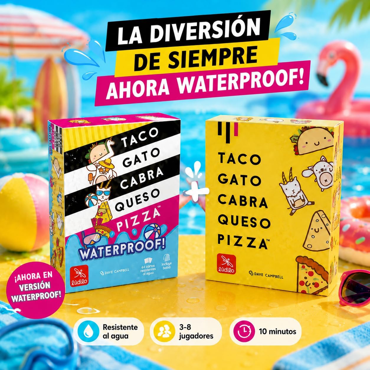 JUEGO DE MESA ·TACO WATERPROOF· - Happy Moments Baby