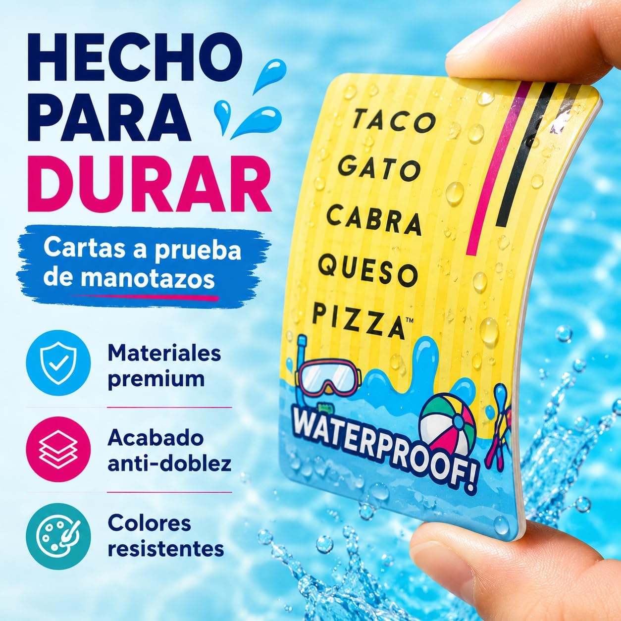 JUEGO DE MESA ·TACO WATERPROOF· - Happy Moments Baby