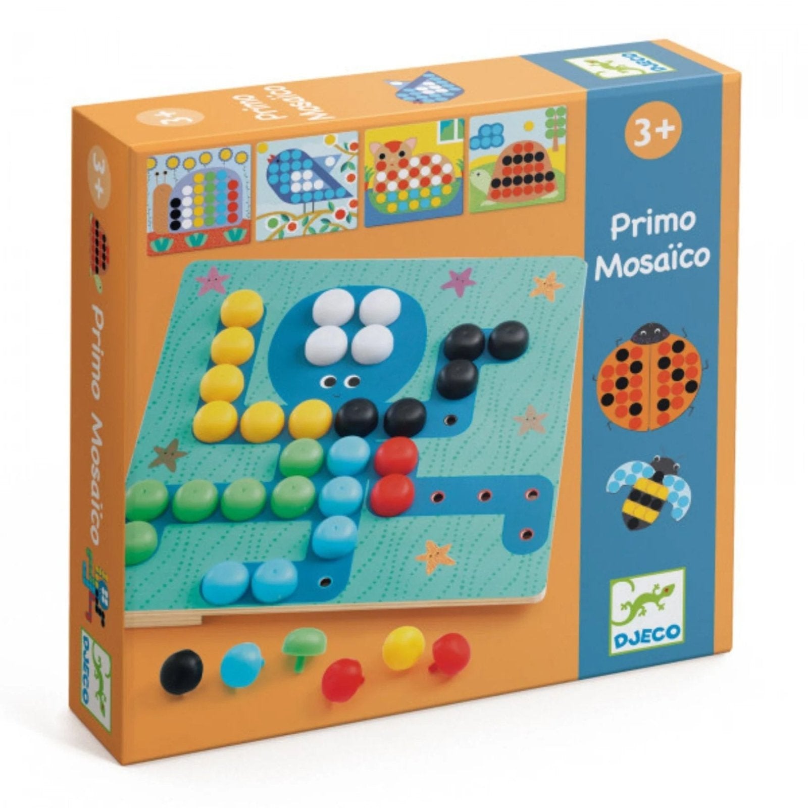 JUEGO EDUCATIVO DJECO ·MOSAICO PRIMO· - Happy Moments Baby