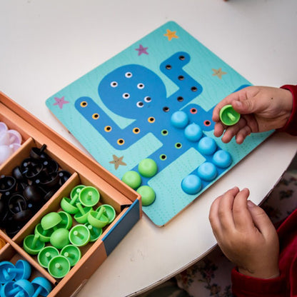 JUEGO EDUCATIVO DJECO ·MOSAICO PRIMO· - Happy Moments Baby