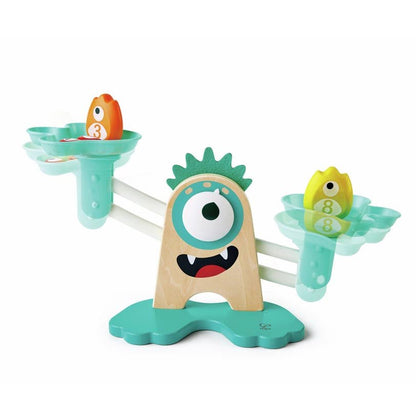 JUEGO EDUCATIVO HAPE HAPE ·BÁSCULA MATEMÁTICA MONSTRUOSA· - Happy Moments Baby