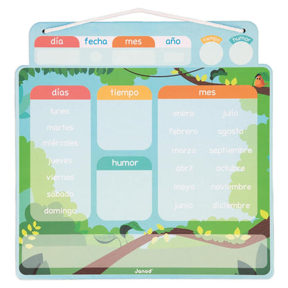 JUEGO EDUCATIVO JANOD ·CALENDARIO MAGNÉTICO· - Happy Moments Baby