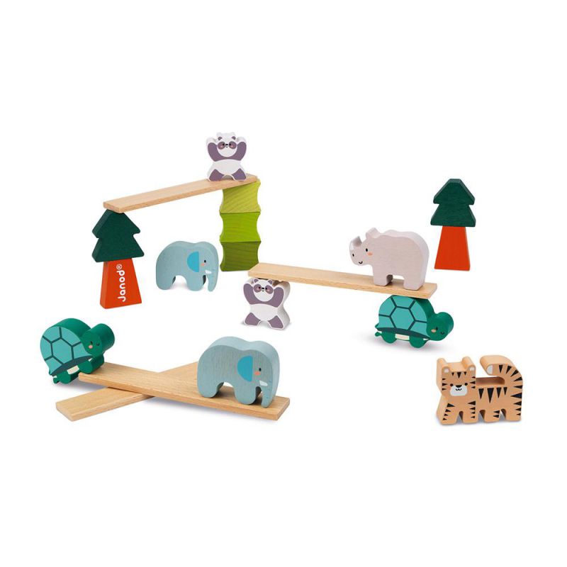 JUEGO EDUCATIVO JANOD ·EQUILIBRIO ANIMALES· - Happy Moments Baby