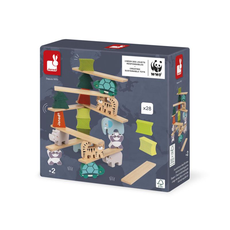 JUEGO EDUCATIVO JANOD ·EQUILIBRIO ANIMALES· - Happy Moments Baby