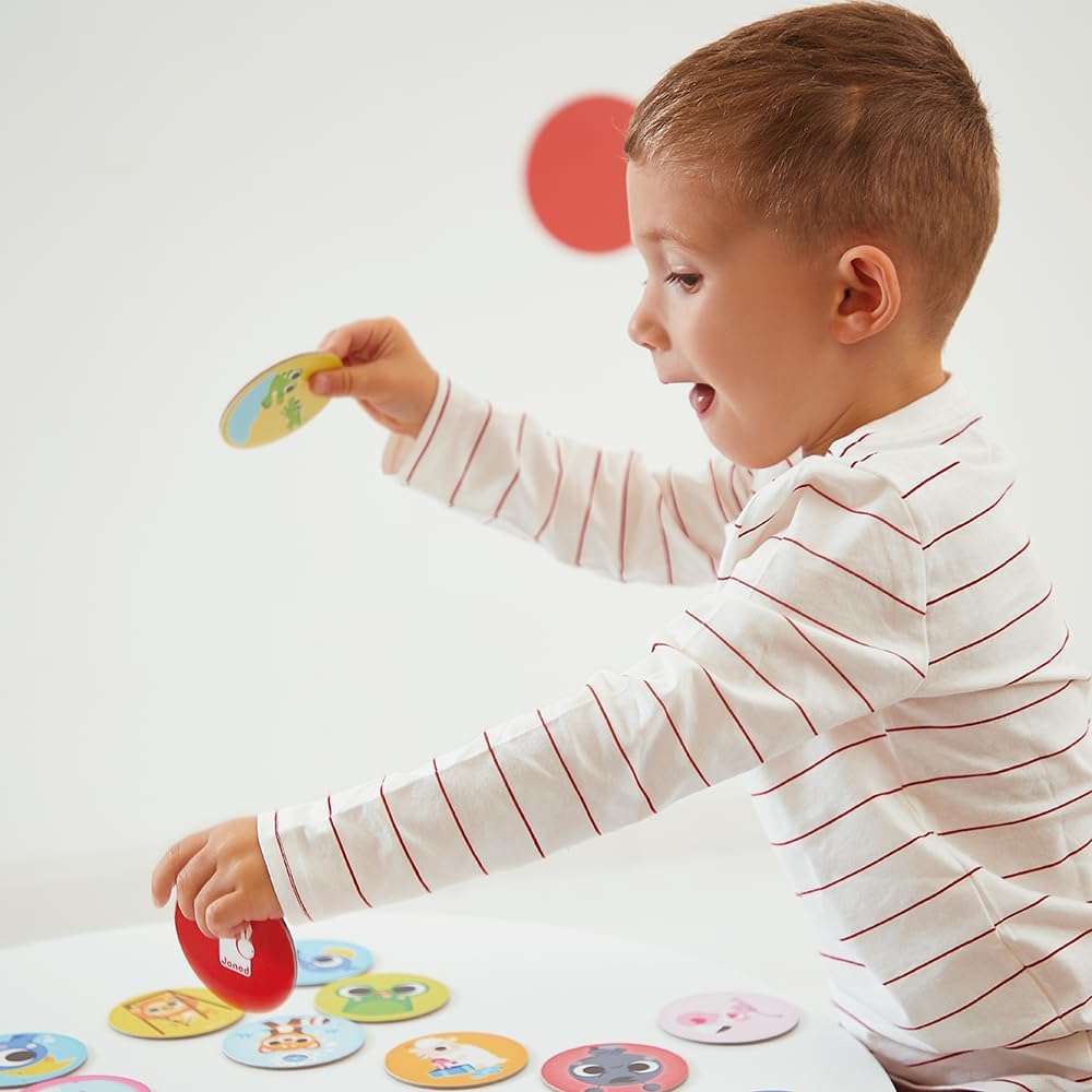 JUEGO EDUCATIVO JANOD ·MEMO EMOCIONES· - Happy Moments Baby