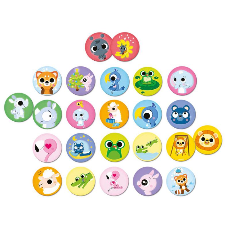 JUEGO EDUCATIVO JANOD ·MEMO EMOCIONES· - Happy Moments Baby