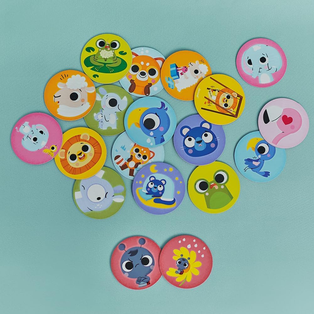 JUEGO EDUCATIVO JANOD ·MEMO EMOCIONES· - Happy Moments Baby