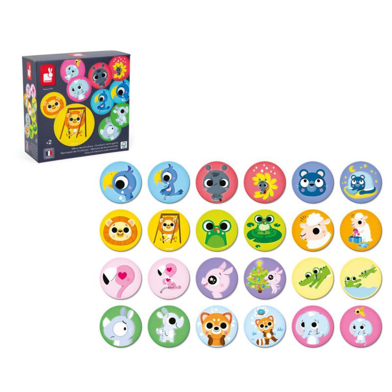 JUEGO EDUCATIVO JANOD ·MEMO EMOCIONES· - Happy Moments Baby