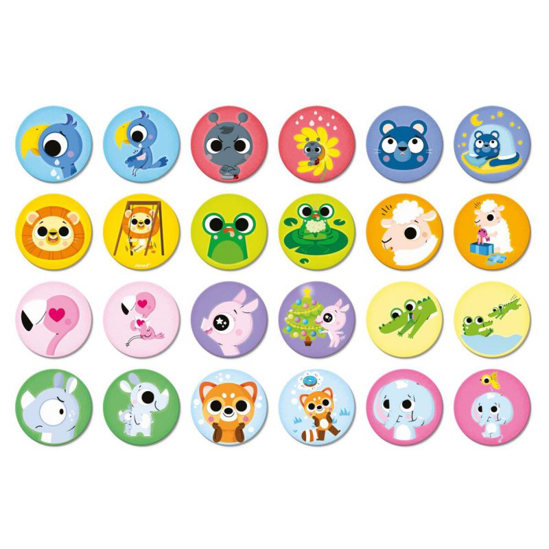JUEGO EDUCATIVO JANOD ·MEMO EMOCIONES· - Happy Moments Baby