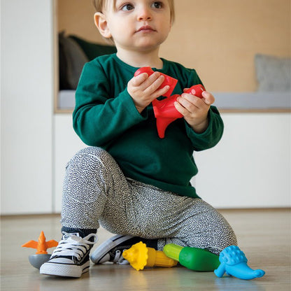 JUEGO EDUCATIVO SENSORIAL ·MY FIRST DINOSAURS· - Happy Moments Baby