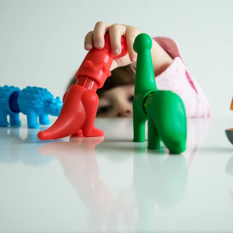 JUEGO EDUCATIVO SENSORIAL ·MY FIRST DINOSAURS· - Happy Moments Baby