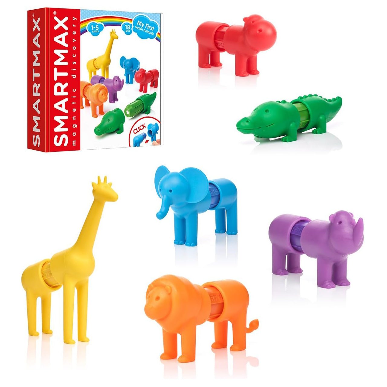 JUEGO EDUCATIVO SENSORIAL ·MY FIRST SAFARI ANIMALS· - Happy Moments Baby