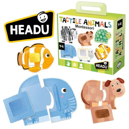 JUEGO EDUCATIVO ·TACTILE ANIMALS MONTESSORI· - Happy Moments Baby