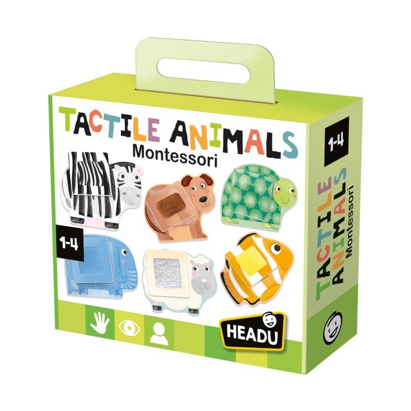 JUEGO EDUCATIVO ·TACTILE ANIMALS MONTESSORI· - Happy Moments Baby