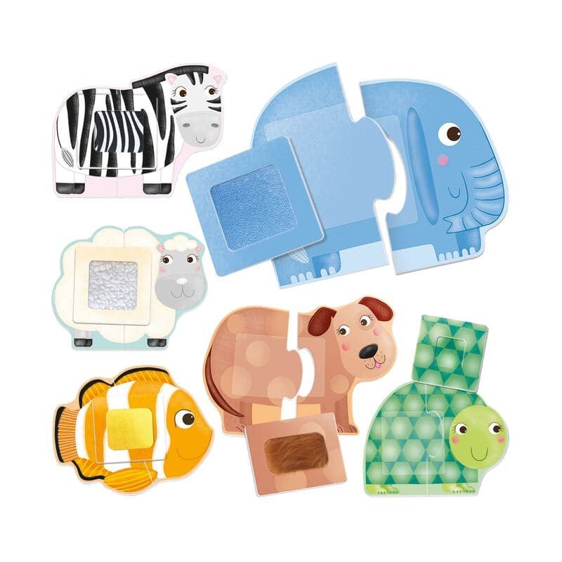 JUEGO EDUCATIVO ·TACTILE ANIMALS MONTESSORI· - Happy Moments Baby