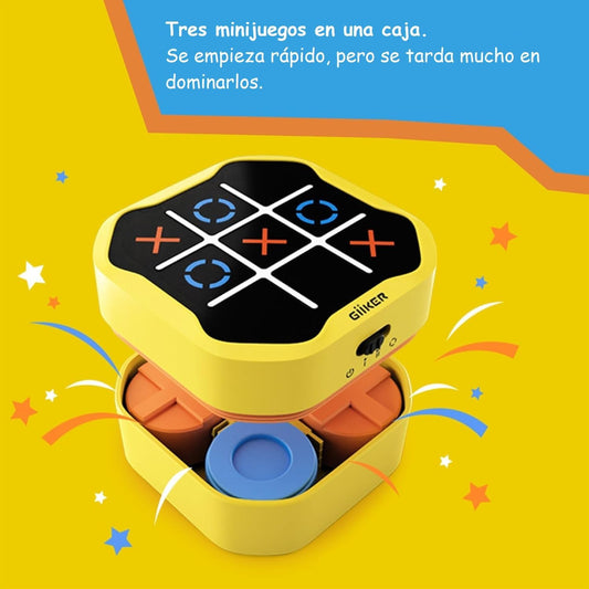 JUEGO INTERACTIVO DE BOLSILLO ·TIC TAC TOE BOLT GIIKER· - Happy Moments Baby