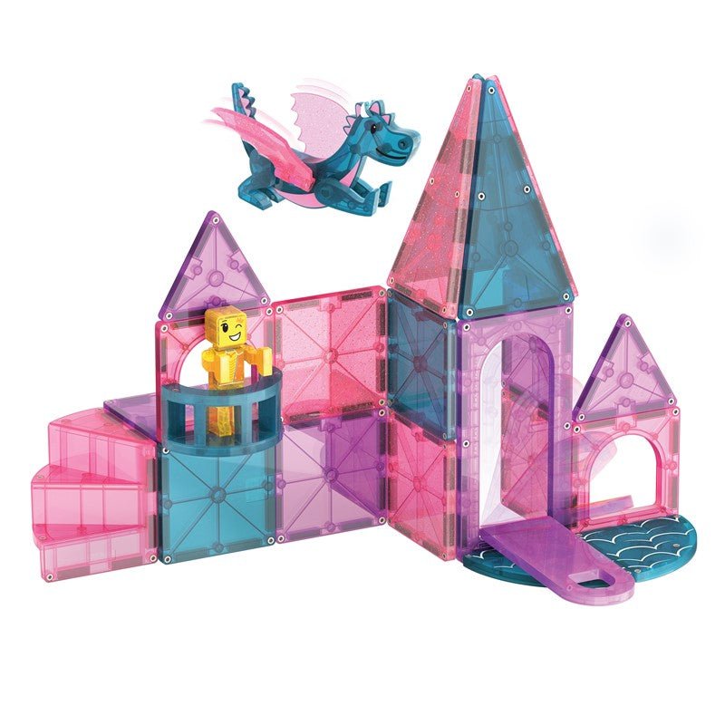 JUEGO MAGNÉTICO DE CONSTRUCCIÓN MAGNA - TILES ·CASTLE 25 PIEZAS· - Happy Moments Baby