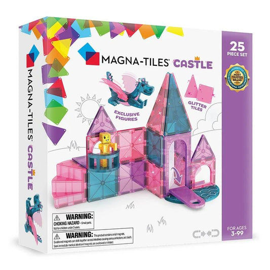 JUEGO MAGNÉTICO DE CONSTRUCCIÓN MAGNA - TILES ·CASTLE 25 PIEZAS· - Happy Moments Baby