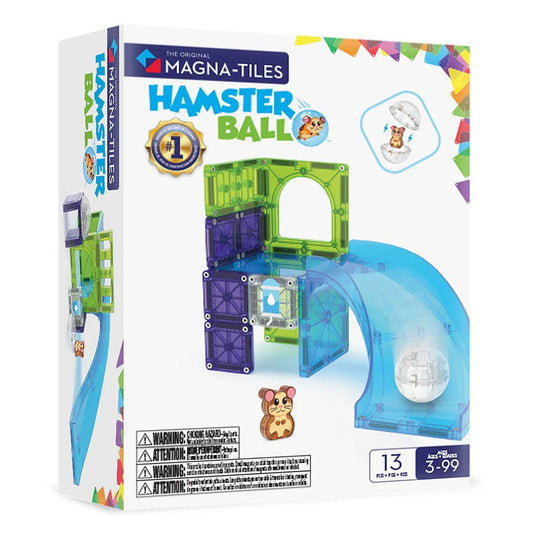 JUEGO MAGNÉTICO DE CONSTRUCCIÓN MAGNA - TILES ·HAMSTER BALL 13 PIEZAS· - Happy Moments Baby