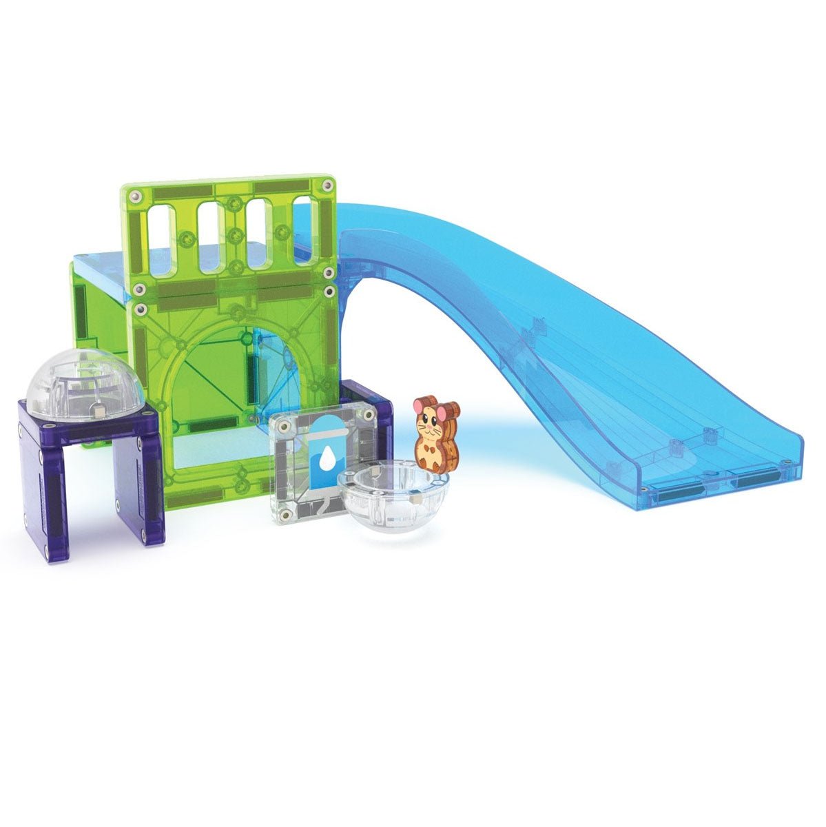 JUEGO MAGNÉTICO DE CONSTRUCCIÓN MAGNA - TILES ·HAMSTER BALL 13 PIEZAS· - Happy Moments Baby