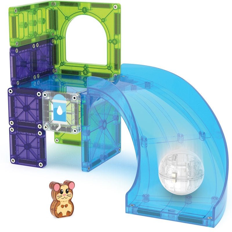 JUEGO MAGNÉTICO DE CONSTRUCCIÓN MAGNA - TILES ·HAMSTER BALL 13 PIEZAS· - Happy Moments Baby