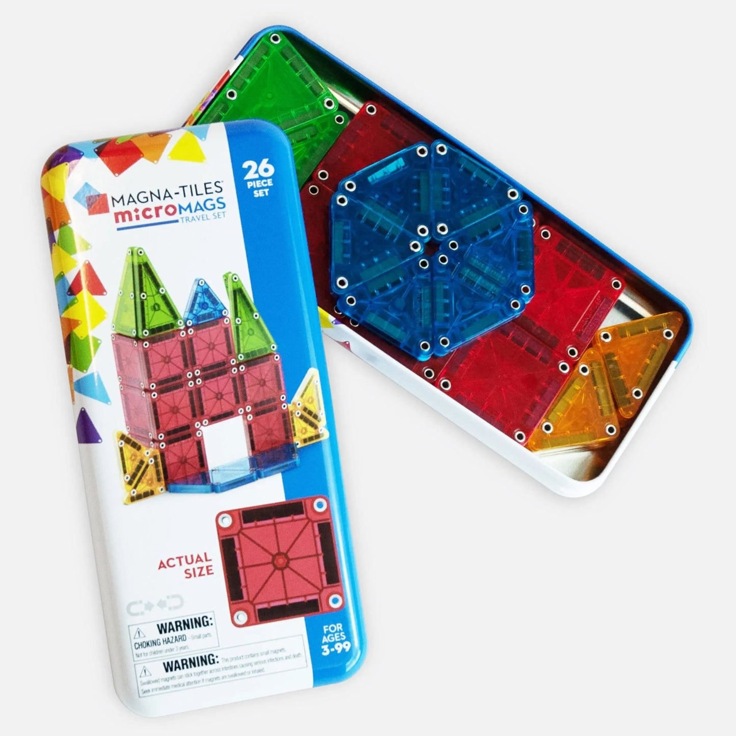 JUEGO MAGNÉTICO DE CONSTRUCCIÓN MAGNA - TILES· MICROMAGS 26 PIEZAS· - Happy Moments Baby