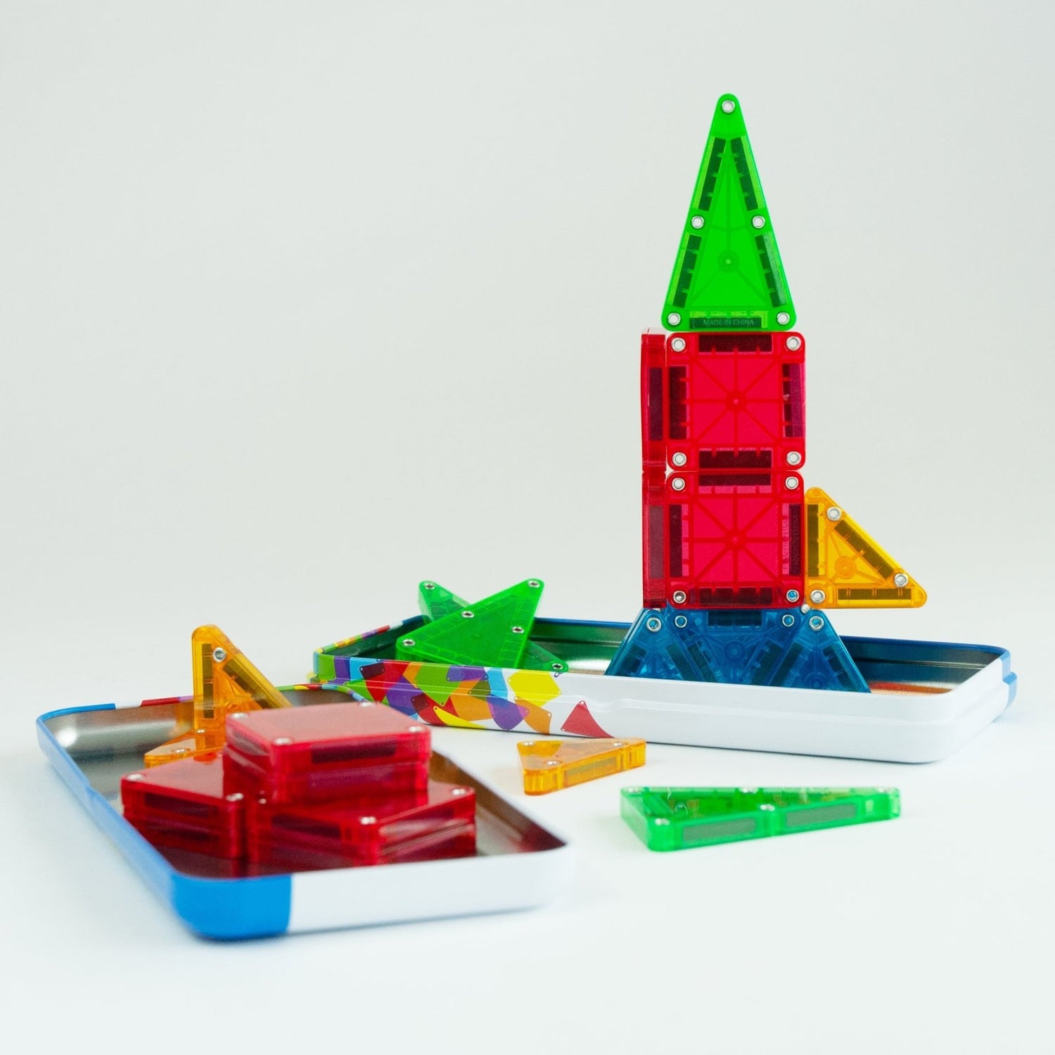 JUEGO MAGNÉTICO DE CONSTRUCCIÓN MAGNA - TILES· MICROMAGS 26 PIEZAS· - Happy Moments Baby