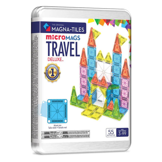 JUEGO MAGNÉTICO DE CONSTRUCCIÓN MAGNA - TILES ·MICROMAGS 55 PIEZAS· - Happy Moments Baby