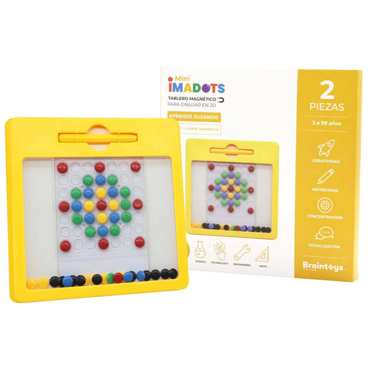 JUEGO MAGNÉTICO DE DIBUJO ·IMADOTS MINI· - Happy Moments Baby
