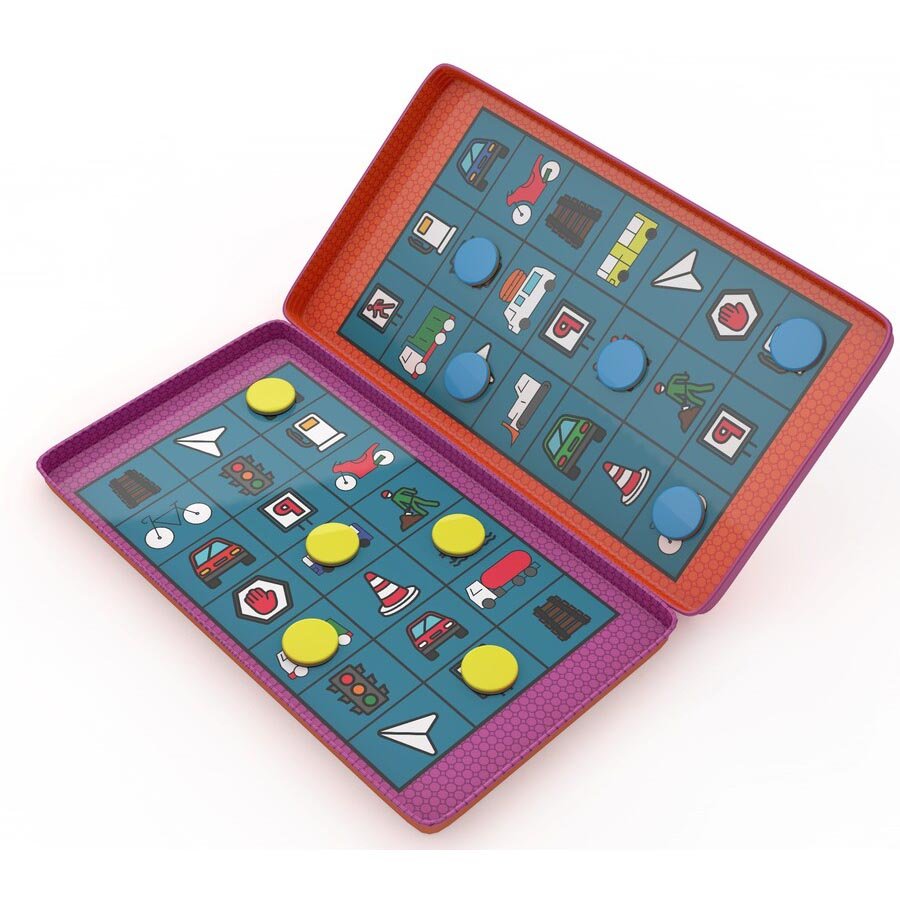 JUEGO MAGNÉTICO DE VIAJE ·BINGO DE CARRETERA· - Happy Moments Baby