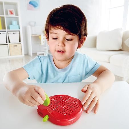 JUEGO MAGNÉTICO HAPE ·MANZANA DE DIBUJO MAGNÉTICA· - Happy Moments Baby