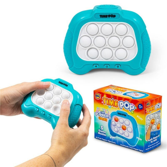 JUEGO SENSORIAL DE BOLSILLO ·TIMEPOP AZUL· - Happy Moments Baby