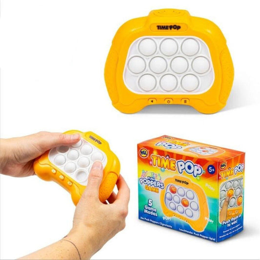 JUEGO SENSORIAL DE BOLSILLO ·TIMEPOP NARANJA· - Happy Moments Baby