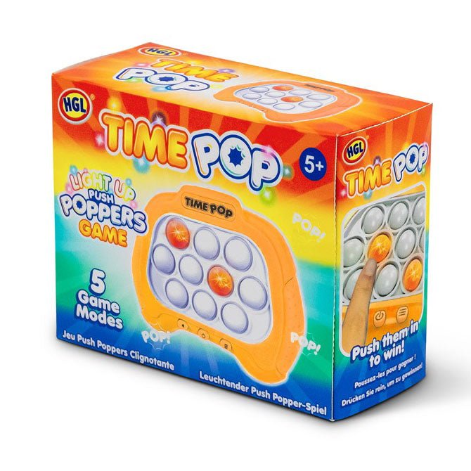 JUEGO SENSORIAL DE BOLSILLO ·TIMEPOP NARANJA· - Happy Moments Baby
