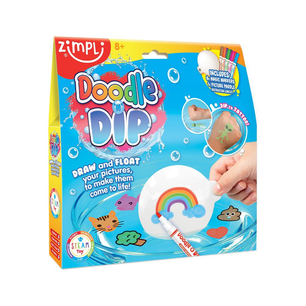JUGUETE DE AGUA ZIMPLIKIDS ·DIBUJOS MÁGICOS DOODE 'N' DIP - Happy Moments Baby