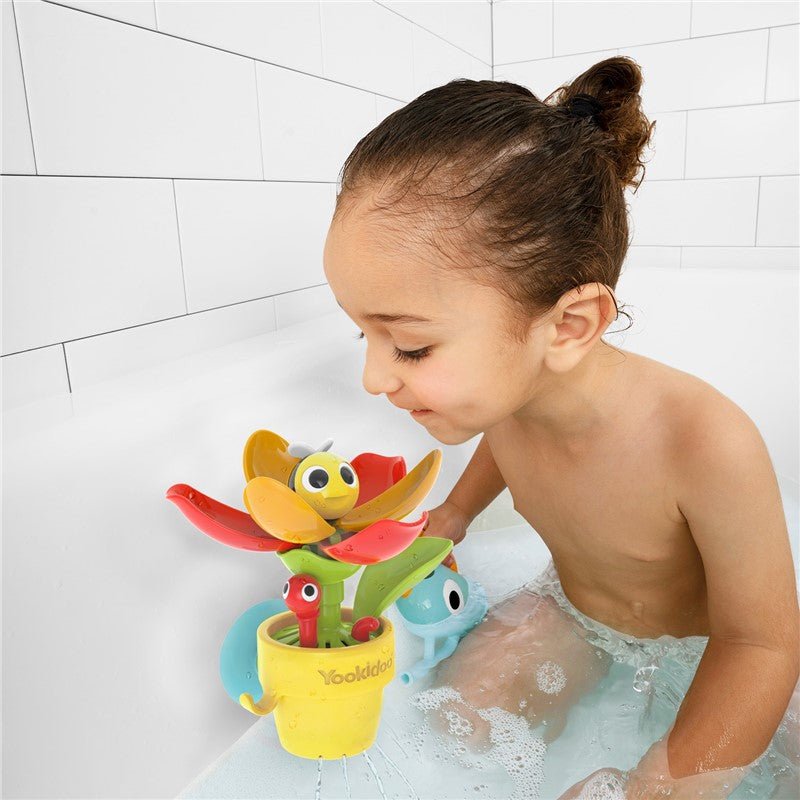 JUGUETE DE BAÑO ·CUCU ABEJA Y FLOR· - Happy Moments Baby