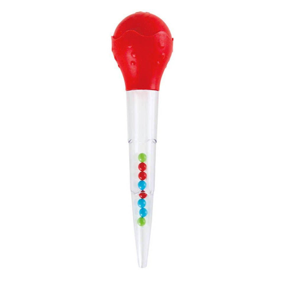 JUGUETE DE BAÑO HAPE ·PIPETA MEGA CUENTAGOTAS ROJO· - Happy Moments Baby